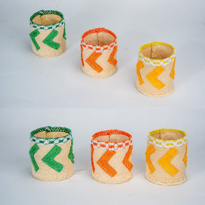 Loofah Pen Holders Home Decor Desks Shelves Coffee Tables